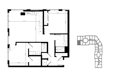 2 Bedroom 2S 01A Vespr